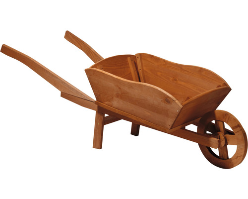 Holzschubkarre für den Gartentransport