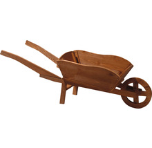 Brouette en bois pour le transport de jardin