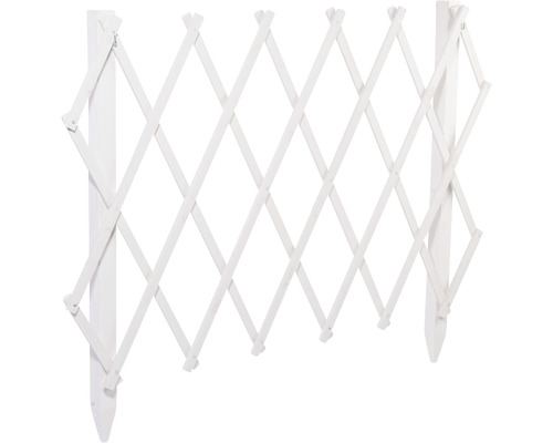 Ausziehbares Holzgitter zur Absperrung