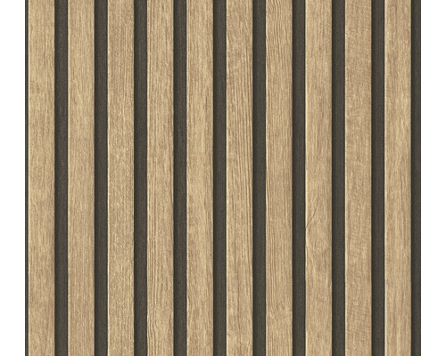 Vliestapete 39109-1 Holzpaneele beige