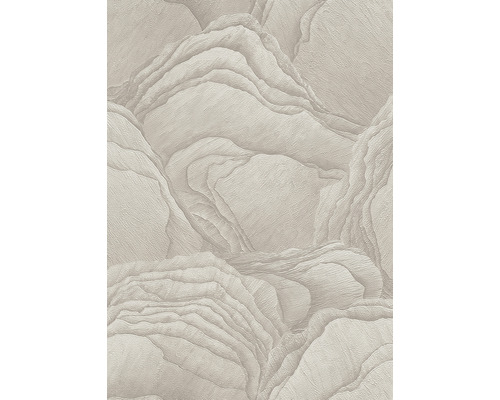 Papier peint intissé 10298-14 Focus abstrait crème Papier peint avec formations rocheuses
