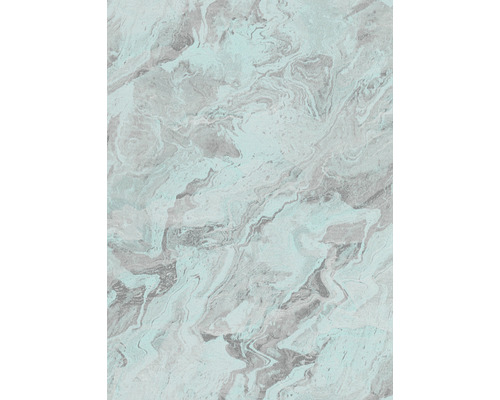 Papier peint intissé 10318-18 Evolution aspect pierre turquoise