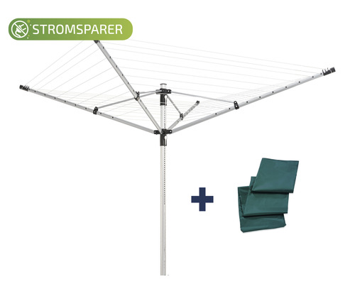 Drehflügelwäscheständer mit Wäscheschutzhülle