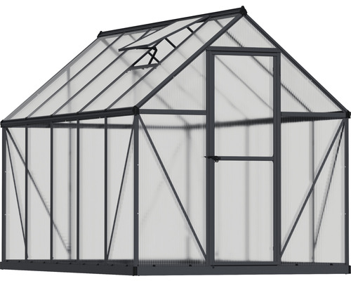 Gewächshaus mit Tür und Fenster zur Pflanzenzucht