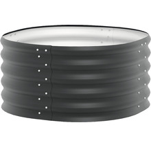 Hochbeet klassisch Vitavia Vita 401 rund 82,1 x 82,1 x 40,1 cm schwarz