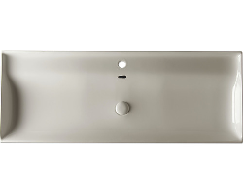 Aufsicht auf ein rechteckiges Waschbecken