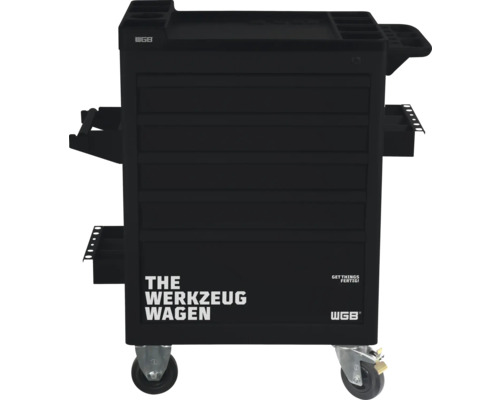 Chariot d'atelier Placard intégré Établi WGB 670 x 970 x 470 mm noir