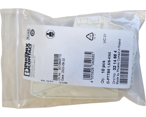 Phoenix Contact D-PTTBS 1,5/S-KNX Durchgangsklemme im Beutel, 10 Stück