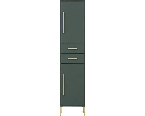 Hochschrank Möbelpartner Kent BxHxT 40,5 x 184,3 cm x 33,1 cm Frontfarbe grün