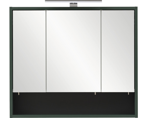 Spiegelschrank mit drei Türen und Beleuchtung