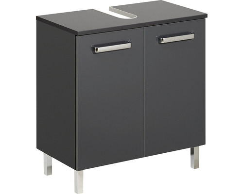 Meuble sous-vasque Pelipal Mainz 60 cm anthracite démonté