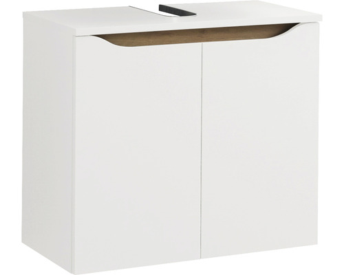 Meuble sous-vasque Pelipal Quickset 857 couleur de façade blanc brillant brillant 60 x 53 x 33 cm