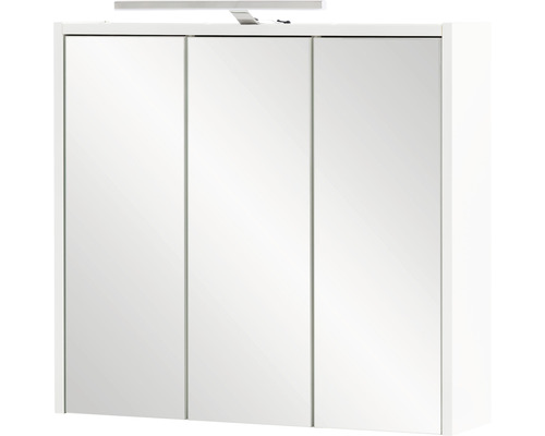 Spiegelschrank mit drei Türen und Beleuchtung