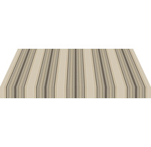 Beige Markise mit Streifenmuster