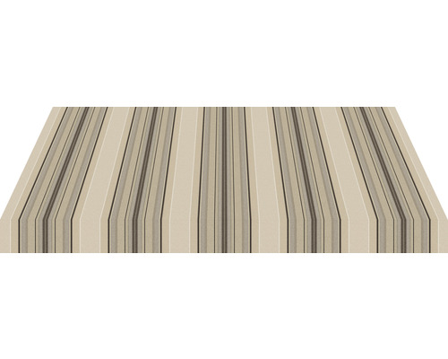 Beige Markise mit Streifenmuster