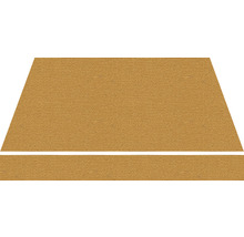 Braun gestreifte Markise