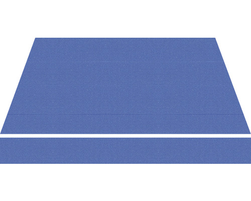 Blaue Markise für den Aussenbereich