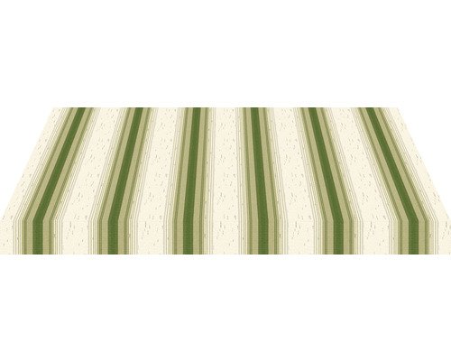 Stoffmuster mit grünen Streifen für Markise