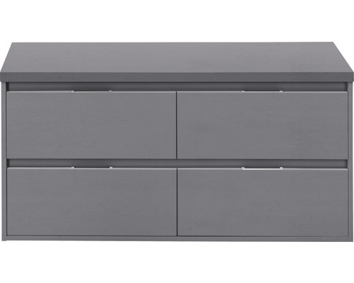 Waschtischunterschrank Sanox Porto Frontfarbe eisgrün BxHxT 120 x 59 x 50 cm Waschbeckenunterschrank mit vier Schubladen für das Badezimmer