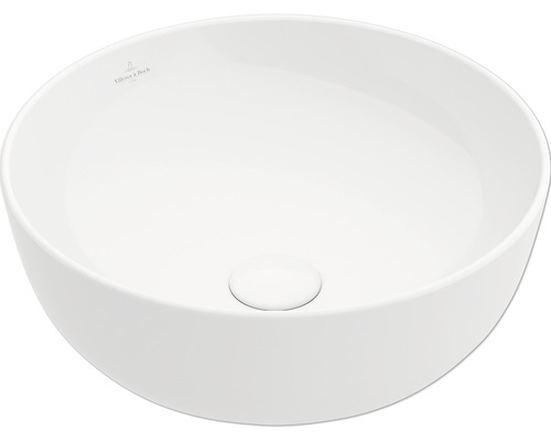 Vasque à poser Villeroy & Boch Artis 43 cm rond blanc avec revêtement 417943R1 Vasque à poser en céramique