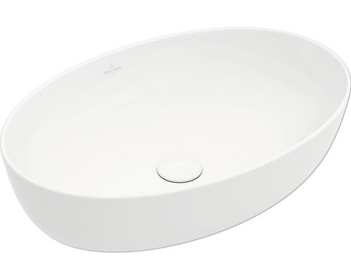 Villeroy & Boch Aufsatzwaschbecken Artis 61 cm oval weiß 41986101 Aufsatzwaschbecken aus Keramik
