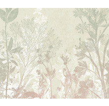 Papier peint avec motif de plantes