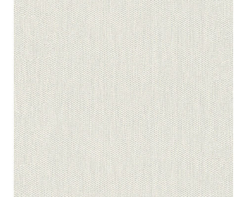 Papier peint intissé 3443-11 Attractive 2 aspect lin grossier blanc Gros plan de matière textile