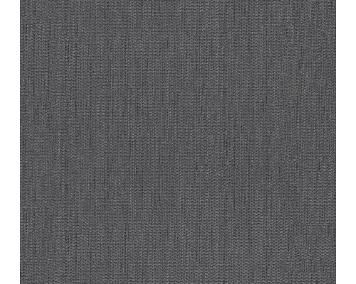 Papier peint intissé 3443-35 Attractive 2 aspect lin grossier noir Tissu textile gris pour projets de bricolage