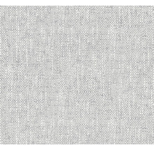 Nahaufnahme eines grauen Stoffes mit feiner Textur.