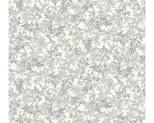 Papier peint intissé 39028-1 Attractive 2 motif feuilles gris-blanc brillant Papier peint intissé 39028-1 Attractive 2 motif feuilles gris-blanc brillant