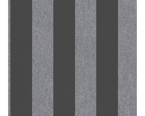 Vliestapete 39029-4 Attractive 2 Blockstreifen schwarz-grau