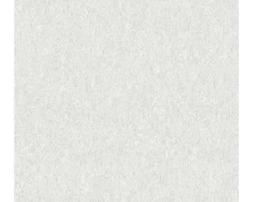 Papier peint intissé 39030-1 Attractive 2 uni lisse gris clair-argent