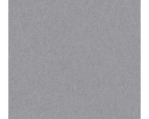 Papier peint intissé 39030-5 Attractive 2 uni lisse gris-gris foncé Revêtement mural gris avec structure d''enduit