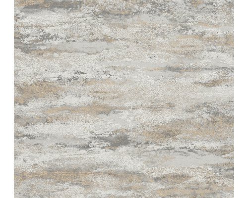 Papier peint intissé 39041-5 Attractive 2 motif vagues crème brillant Papier peint avec motif abstrait pour décoration murale