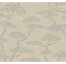 Papier peint intissé 38741-1 Nara arbres bonsaï beige bleu