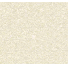 Textiltapete mit Halbkreis-Muster