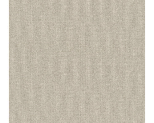 Papier peint intissé 38744-4 Nara uni aspect tissu beige gris