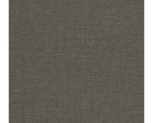 Papier peint intissé 38745-4 Nara uni aspect lin anthracite Papier peint textile avec une fine structure