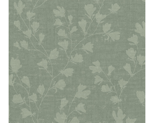 Papier peint intissé 38747-3 Nara rameau de feuilles vert Papier peint à motif floral