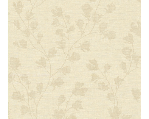 Vliestapete 38747-5 Nara Blätterranke beige