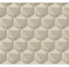 Tapete mit geometrischem 3D-Würfelmuster