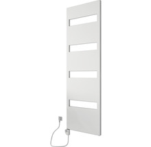 Chauffe-serviettes électrique SCHULTE Turin résistance chauffante à gauche 50,5 x 170,3 cm 600 W avec résistance chauffante 3 réglable blanc