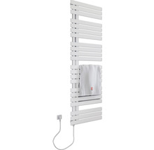 Chauffe-serviettes électrique SCHULTE Breda résistance chauffante à gauche 50 x 169 cm 900 W avec fiche à contact de protection blanc