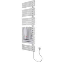 Chauffe-serviettes électrique SCHULTE Breda résistance chauffante à droite 50 x 169 cm 900 W avec fiche à contact de protection blanc