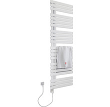 Chauffe-serviettes électrique SCHULTE Breda résistance chauffante à gauche 50 x 169 cm 900 W avec résistance chauffante 3 réglable blanc