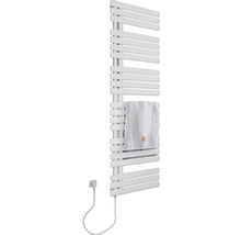 Chauffe-serviettes électrique SCHULTE Breda résistance chauffante à gauche 60 x 169 cm 900 W avec fiche à contact de protection blanc