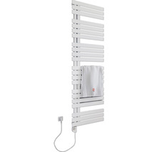 Chauffe-serviettes électrique SCHULTE Breda résistance chauffante à gauche 60 x 169 cm 900 W avec résistance chauffante 3 réglable blanc