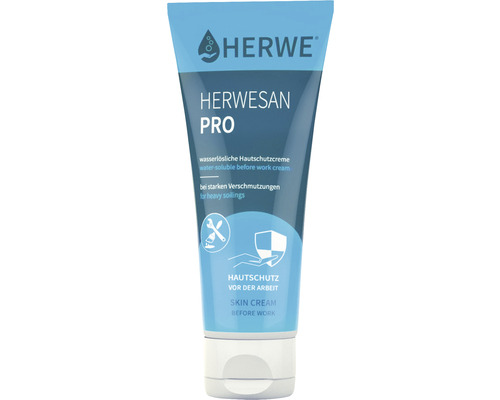 Crème protectrice pour la peau Herwe Herwesan Pro 100 ml Herwe Herwesan Pro crème protectrice pour protéger la peau contre les fortes salissures