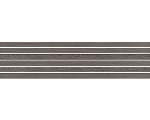 Profilé de clôture Osmo Alu-Fence 6 profilés 184 x 45 cm Rhombus gris-marron
