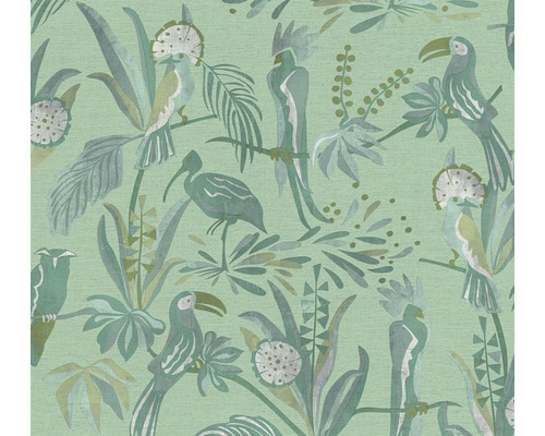 Papier peint intissé 38898-2 House of Turnowsky toucan jungle vert